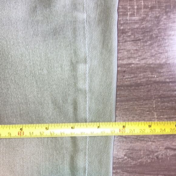 Womens J Crew  Olive Green Toothpick  Size 25 Stretch Jeans - Picture 9 of 12